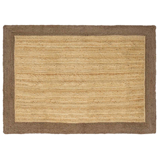 Area Rug Grey 140 x 200 cm Jute
