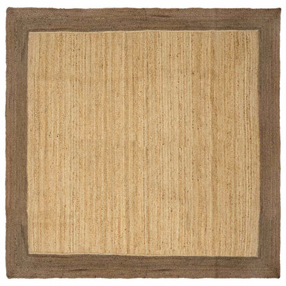 Area Rugs Grey 240 x 240 cm Jute