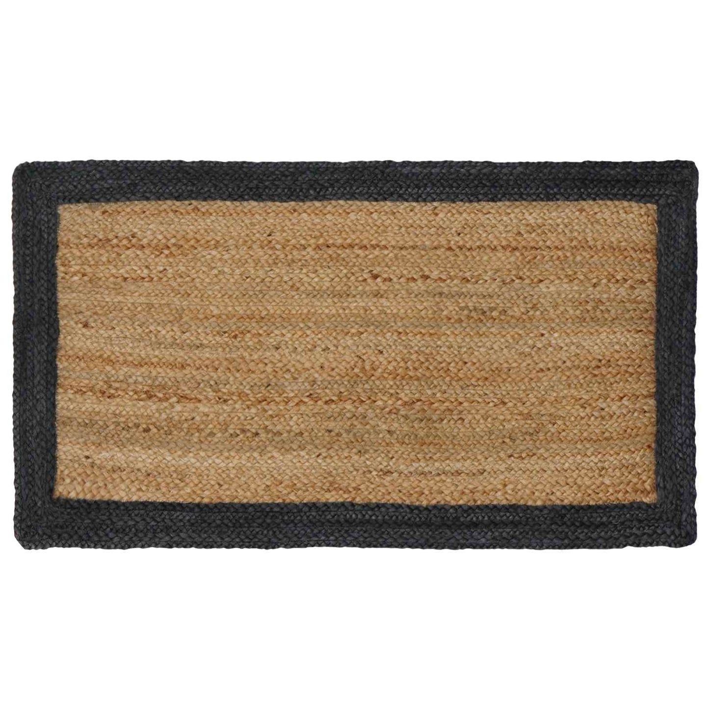Area Rugs Dark Grey 60 x 110 cm Jute