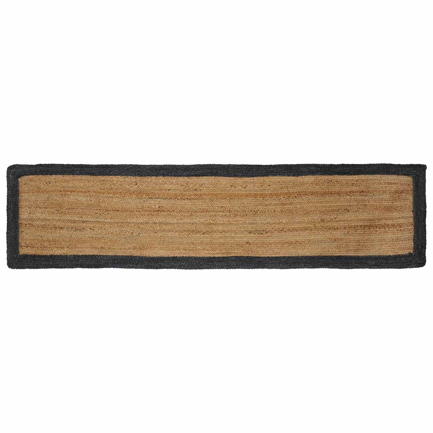 Area Rugs Natural and Dark Grey 60 x 200 cm Jute