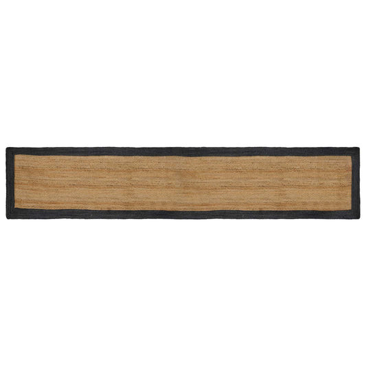 Area Rug Dark Grey 80 x 400 cm Jute