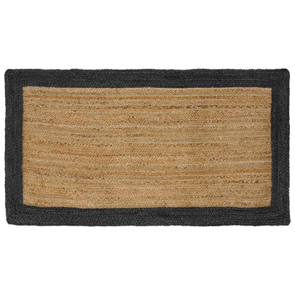 Area Rugs Dark Grey 100 x 200 cm Jute