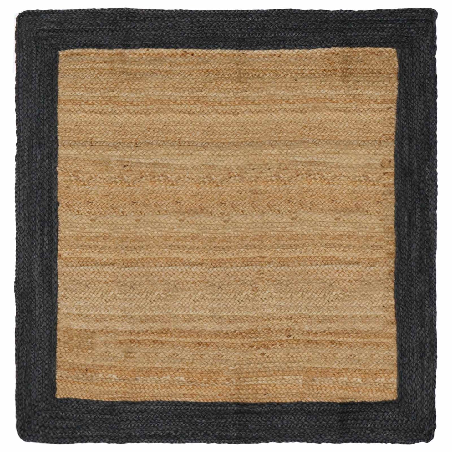 Area Rugs Dark Grey 120 x 120 cm Jute