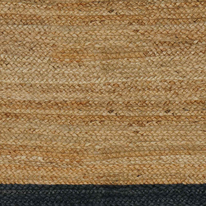 Area Rugs Dark Grey 140 x 200 cm Jute
