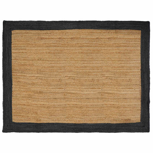 Area Rug Dark Grey 160 x 230 cm Jute