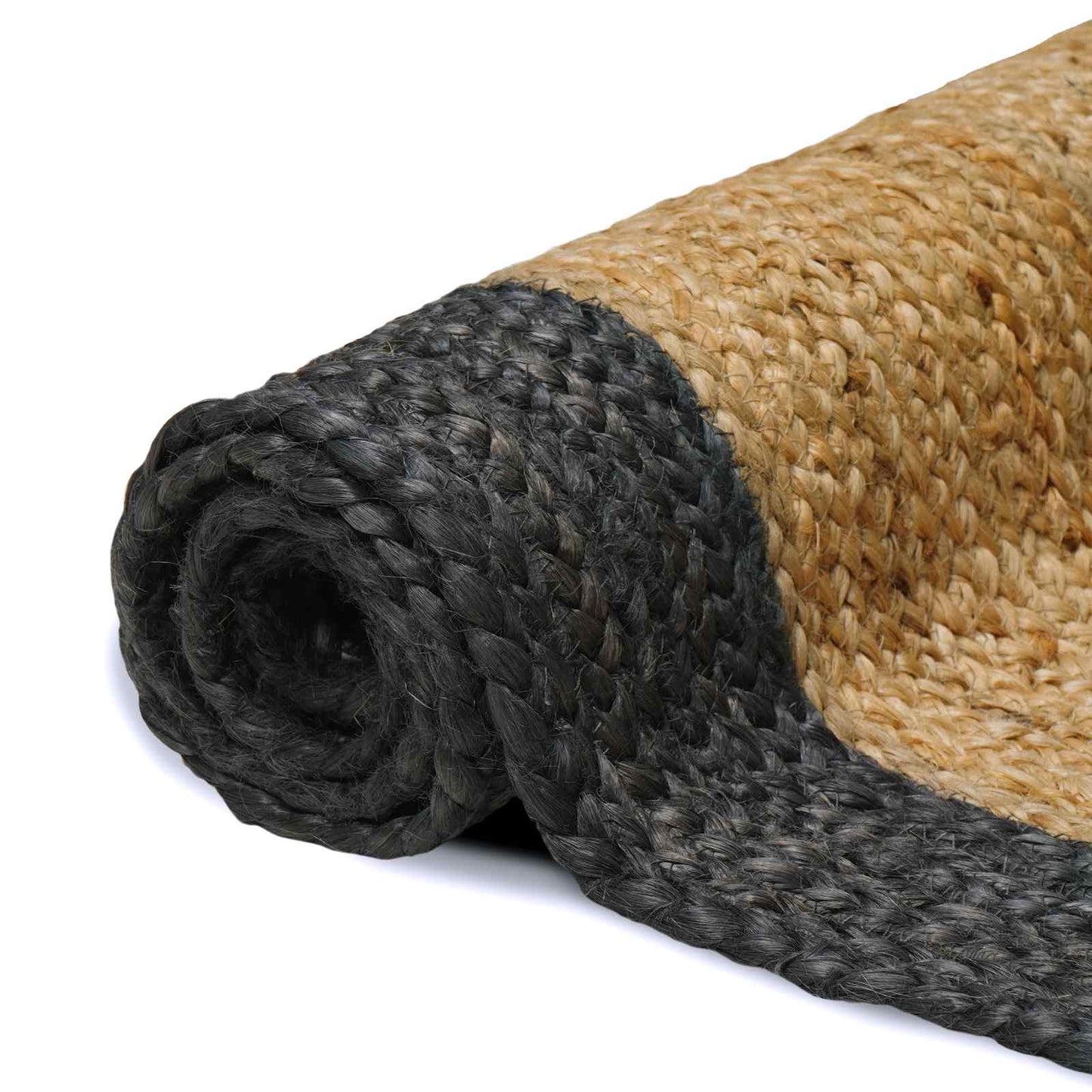 Area Rugs Dark Grey 240 x 340 cm Jute