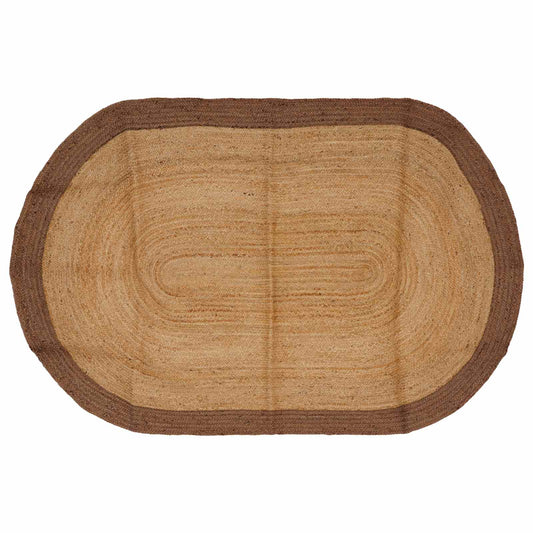 Area Rug Grey 100 x 152 cm Jute