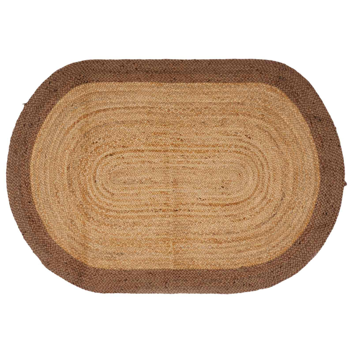 Area Rug Grey 152 x 245 cm Jute