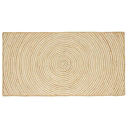 Area Rugs White 80 x 150 cm Jute