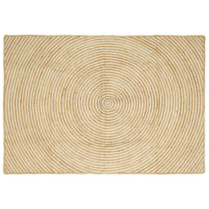 Area Rugs White 120 x 170 cm Jute