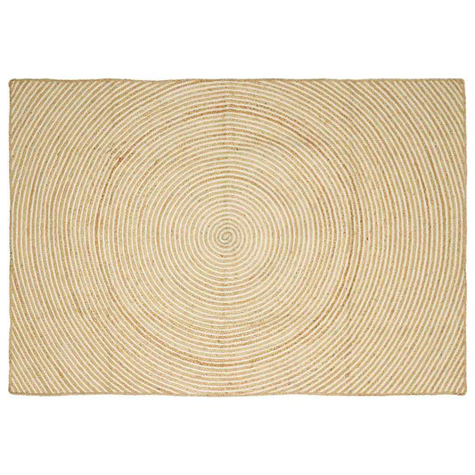 Area Rug White 200 x 290 cm Jute