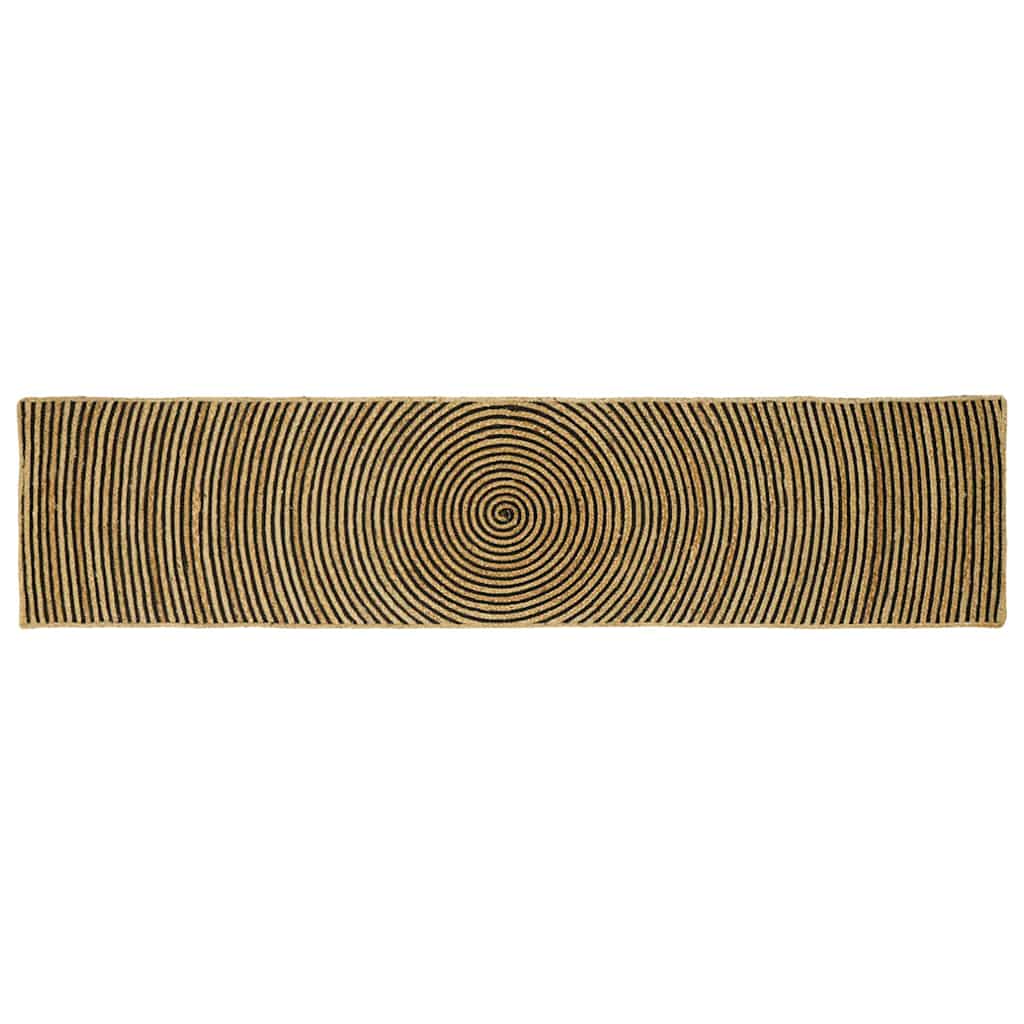 Area Rugs Black 60 x 250 cm Jute
