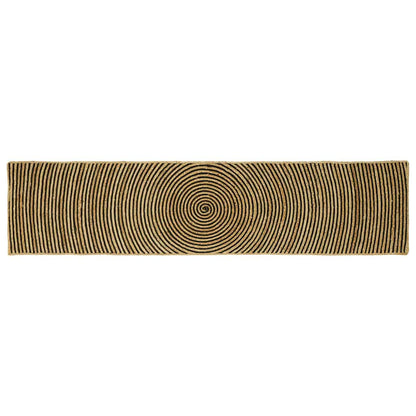 Area Rugs Black 60 x 300 cm Jute