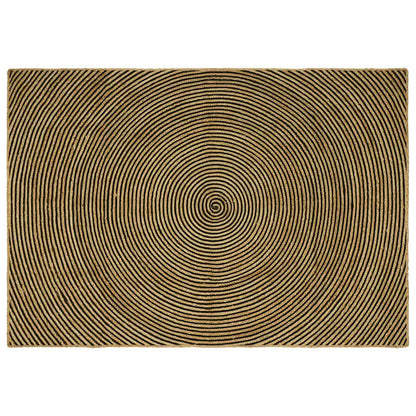 Area Rugs Black 200 x 290 cm Jute