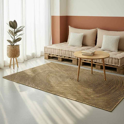 Area Rugs Black 240 x 340 cm Jute