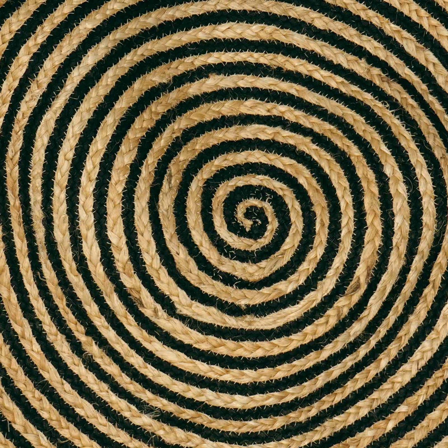 Area Rugs Black Ø 180 cm Jute