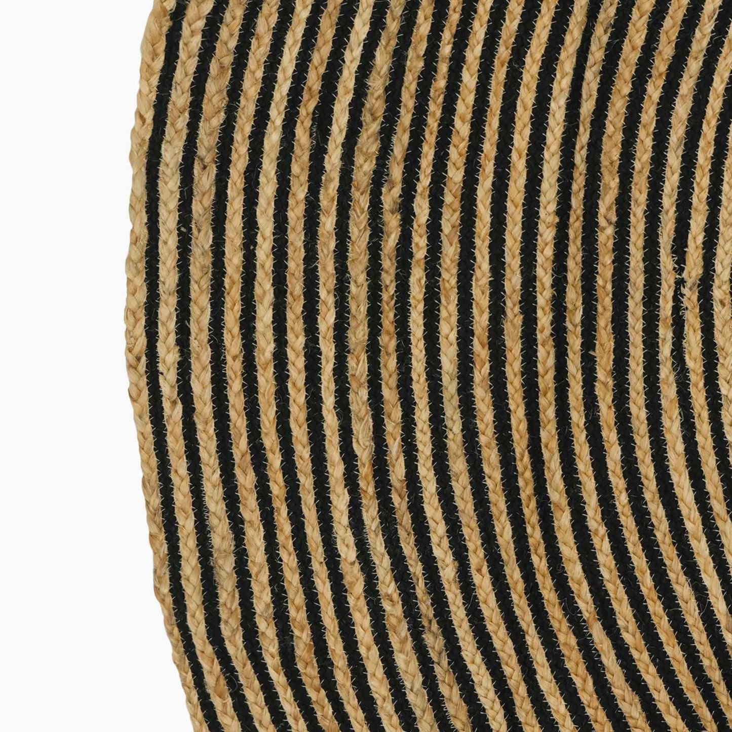 Area Rugs Black Ø 240 cm Jute