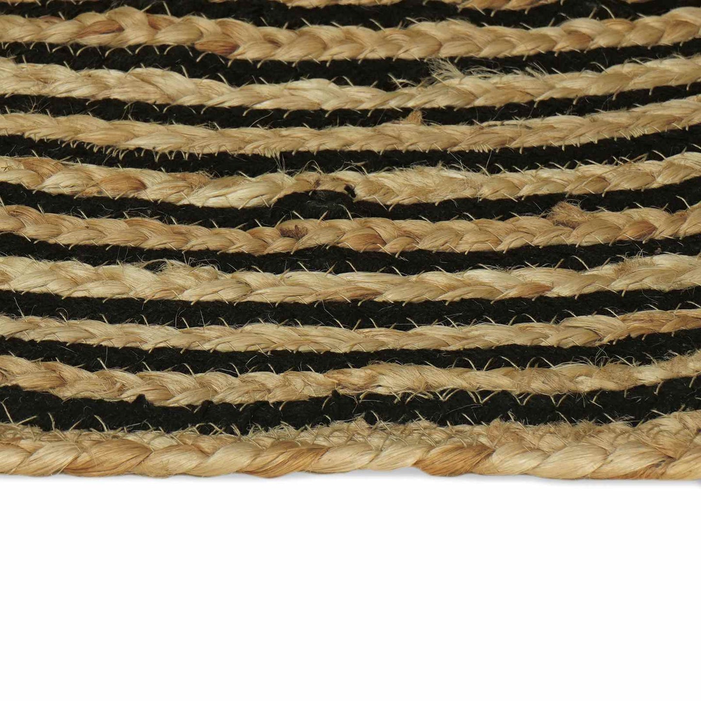 Area Rugs Black Ø 240 cm Jute