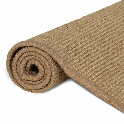 Area Rugs Light Brown 80 x 250 cm Jute