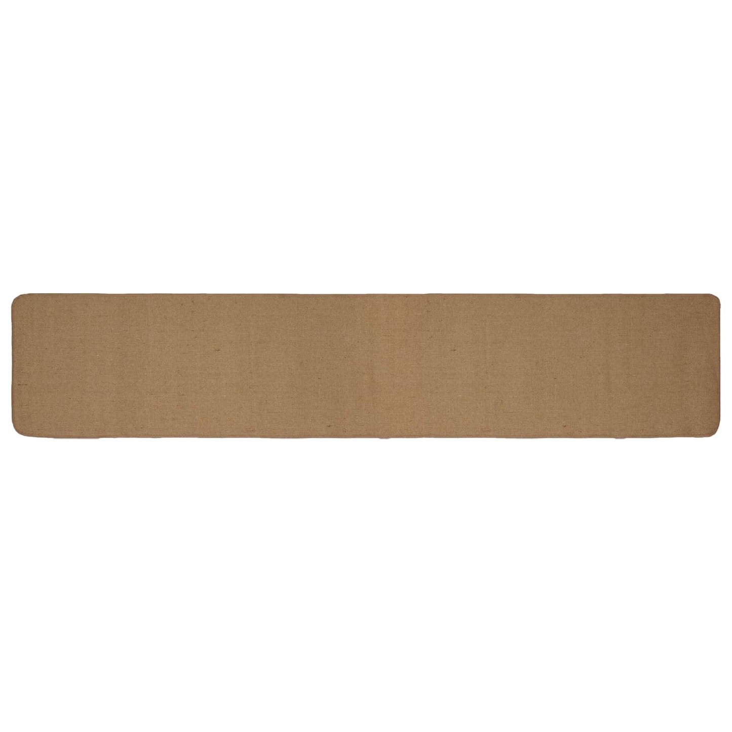 Area Rugs Light Brown 80 x 400 cm Jute