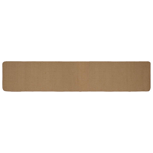 Area Rug Light Brown 80 x 400 cm Jute