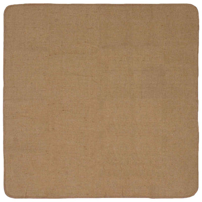 Area Rugs Light Brown 160 x 160 cm Jute