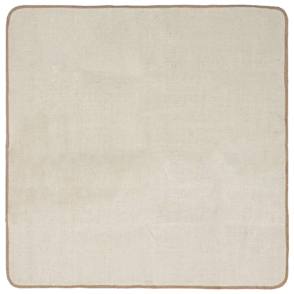 Area Rugs Light Brown 160 x 160 cm Jute