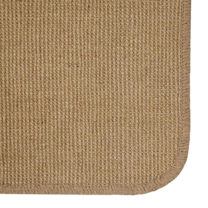 Area Rugs Light Brown 240 x 240 cm Jute