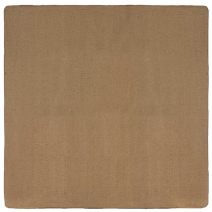 Area Rugs Light Brown 240 x 240 cm Jute