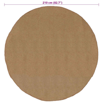 Area Rugs Natural Ø 210 cm Jute