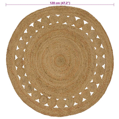 Area Rugs Natural Ø 120 cm Jute