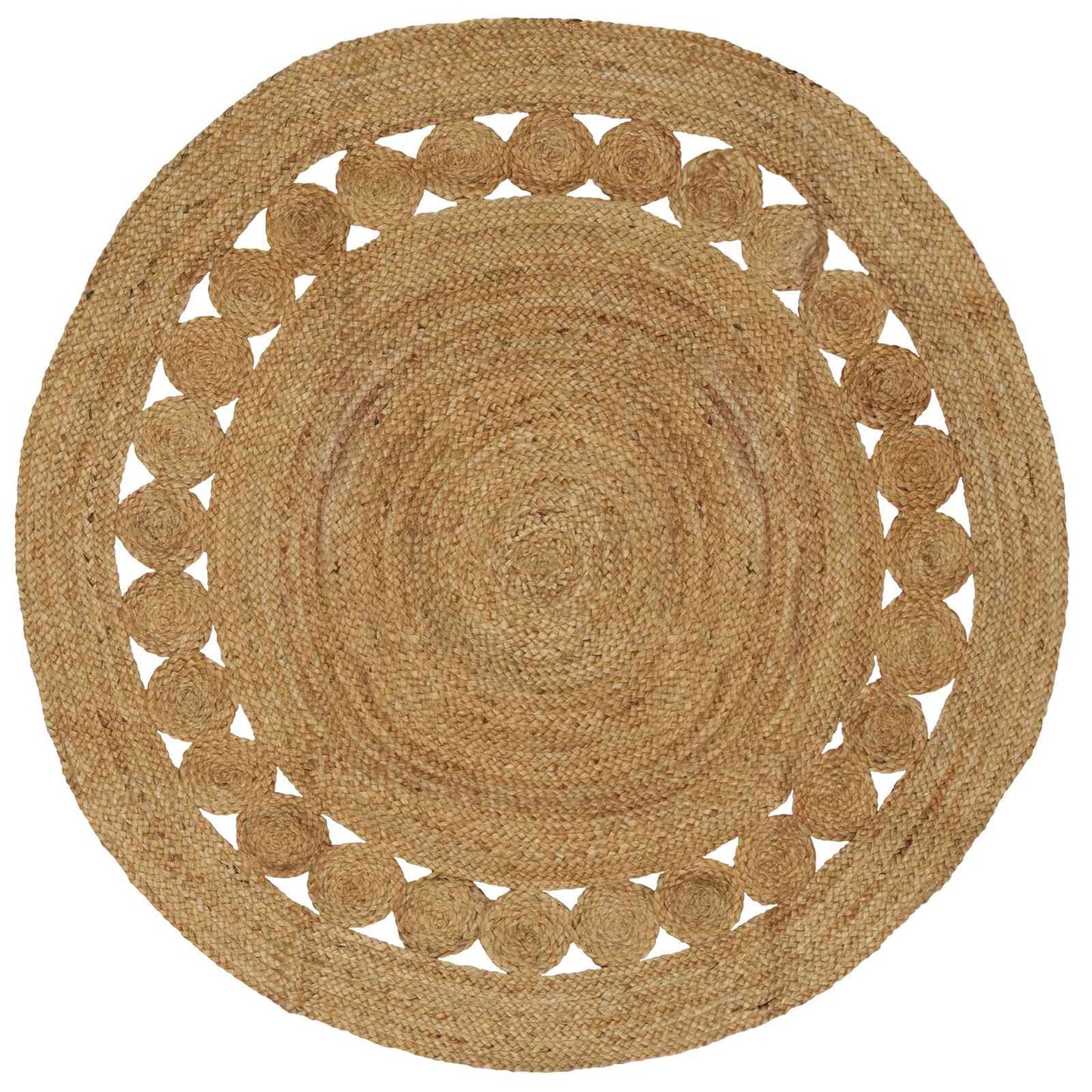 Area Rugs Natural Ø 150 cm Jute