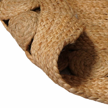 Area Rugs Natural Ø 180 cm Jute