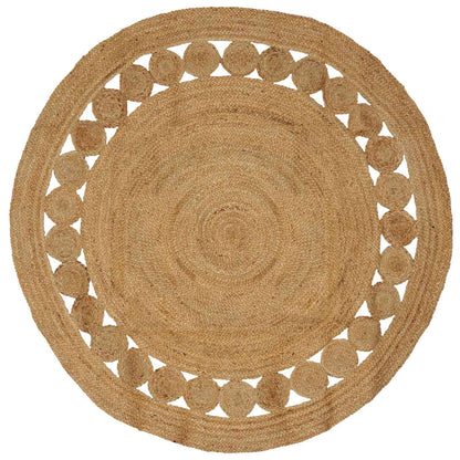 Area Rugs Natural Ø 180 cm Jute