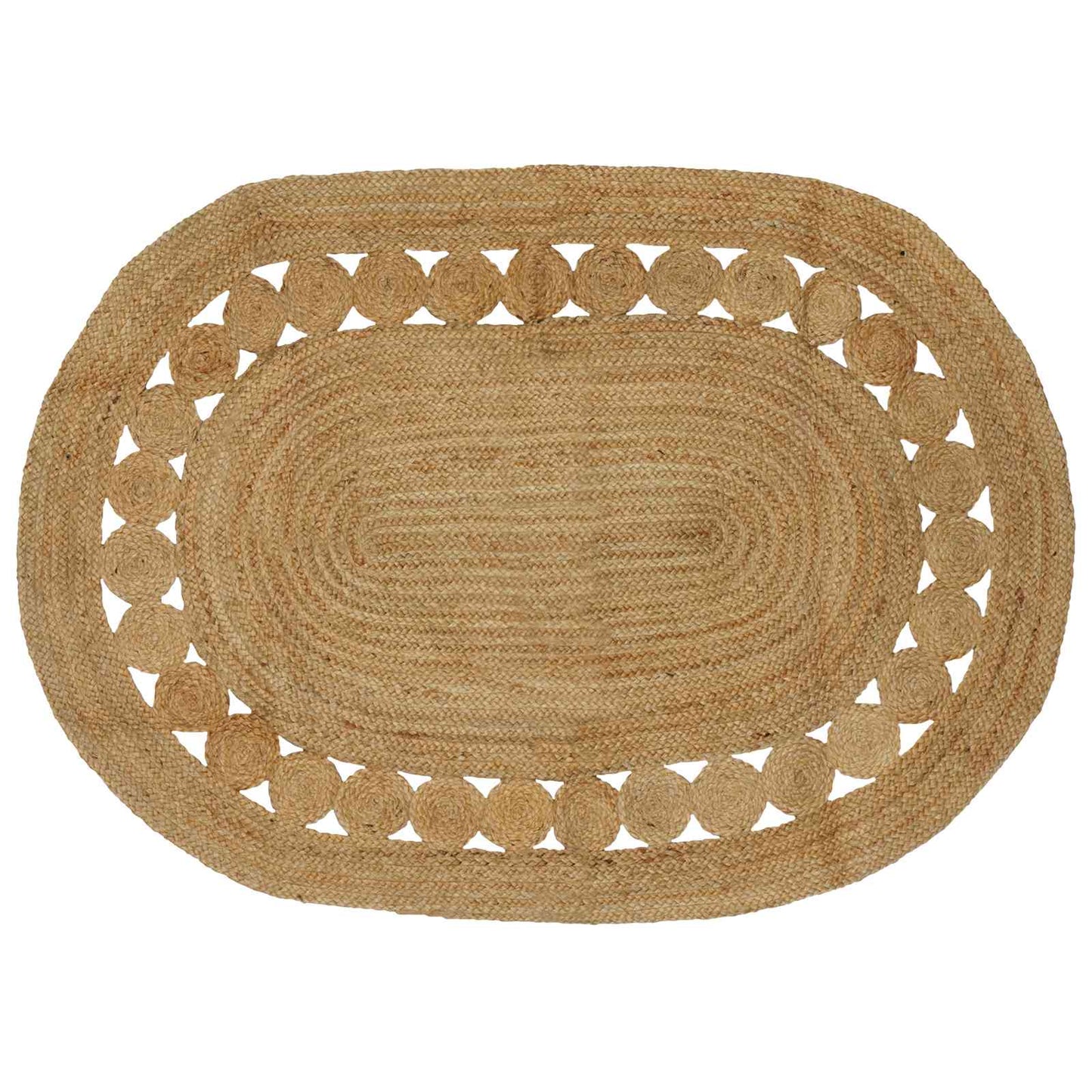 Area Rugs Natural 122 x 183 cm Jute