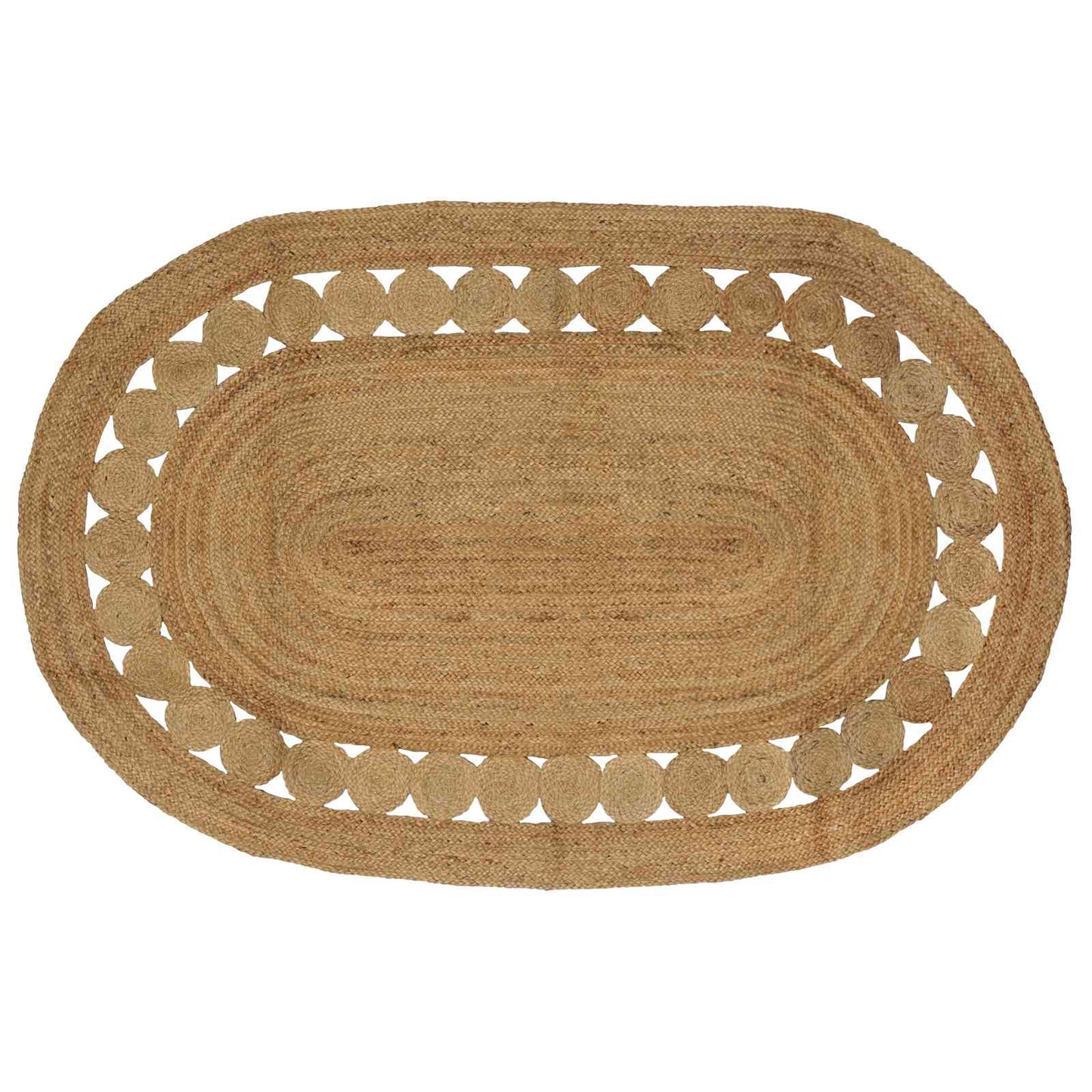 Area Rugs Natural 152 x 245 cm Jute