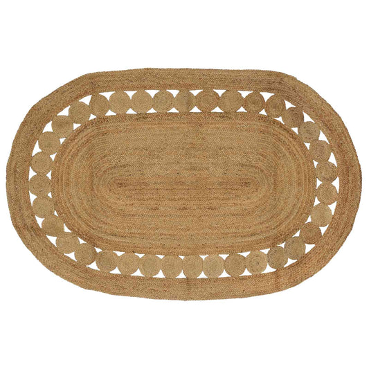 Area Rug Natural 152 x 245 cm Jute