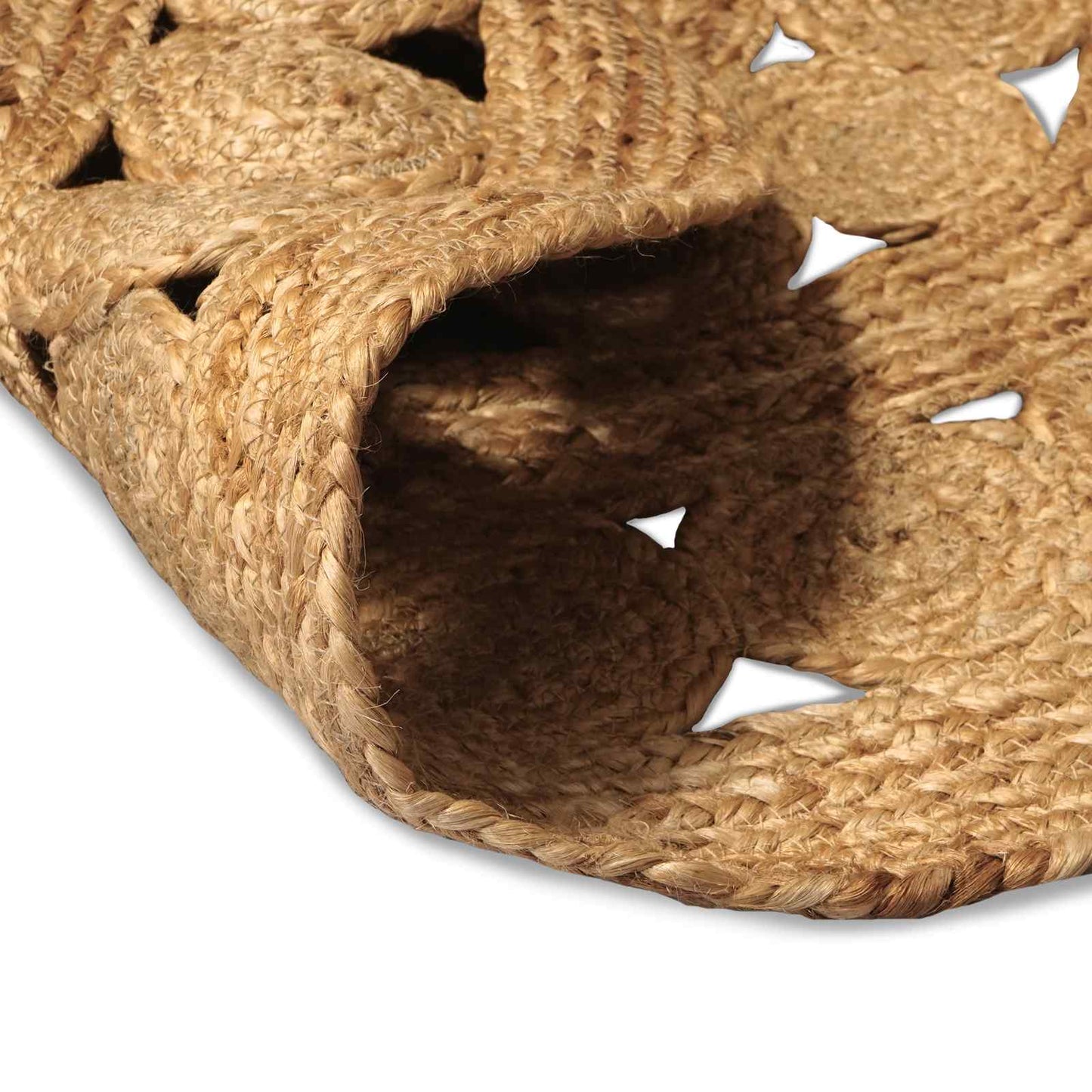 Area Rugs Natural Ø 90 cm Jute