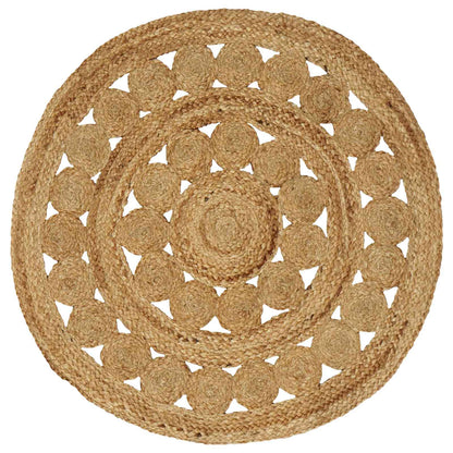 Area Rugs Natural Ø 90 cm Jute