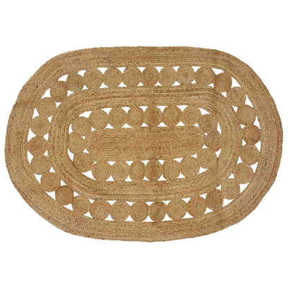 Area Rugs Natural 122 x 183 cm Jute