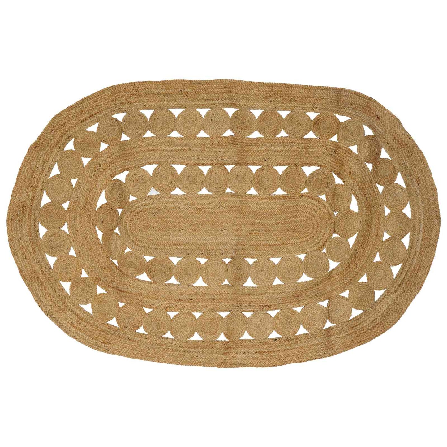 Area Rugs Natural 152 x 245 cm Jute
