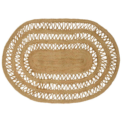 Area Rugs Natural 100 x 152 cm Jute