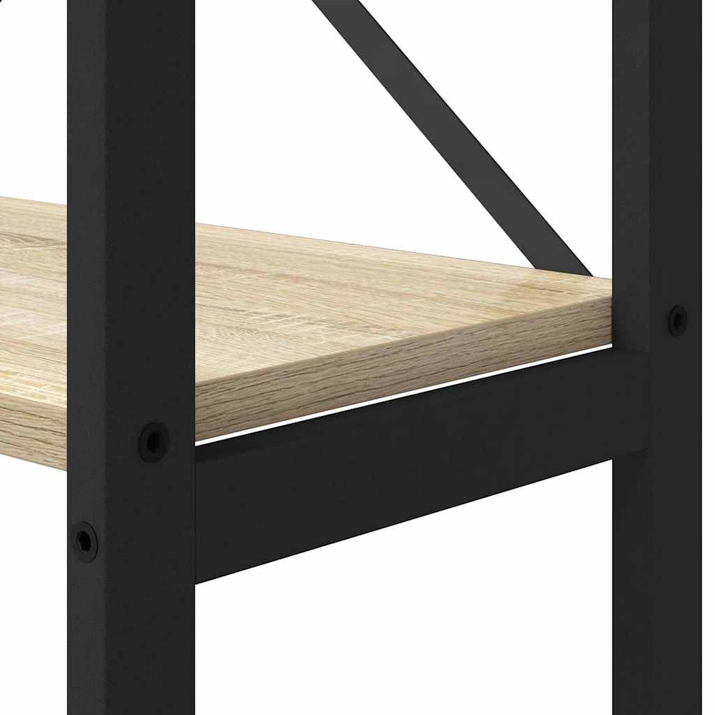 Bookshelf Sonoma Oak 156 x 25 x 167 cm Engineered Wood