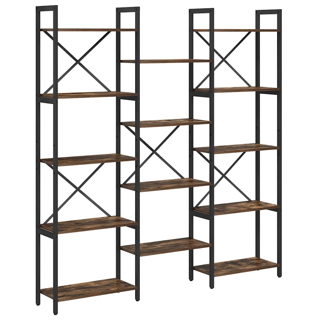 Bookshelf Sonoma Oak 156 x 25 x 167 cm Engineered Wood