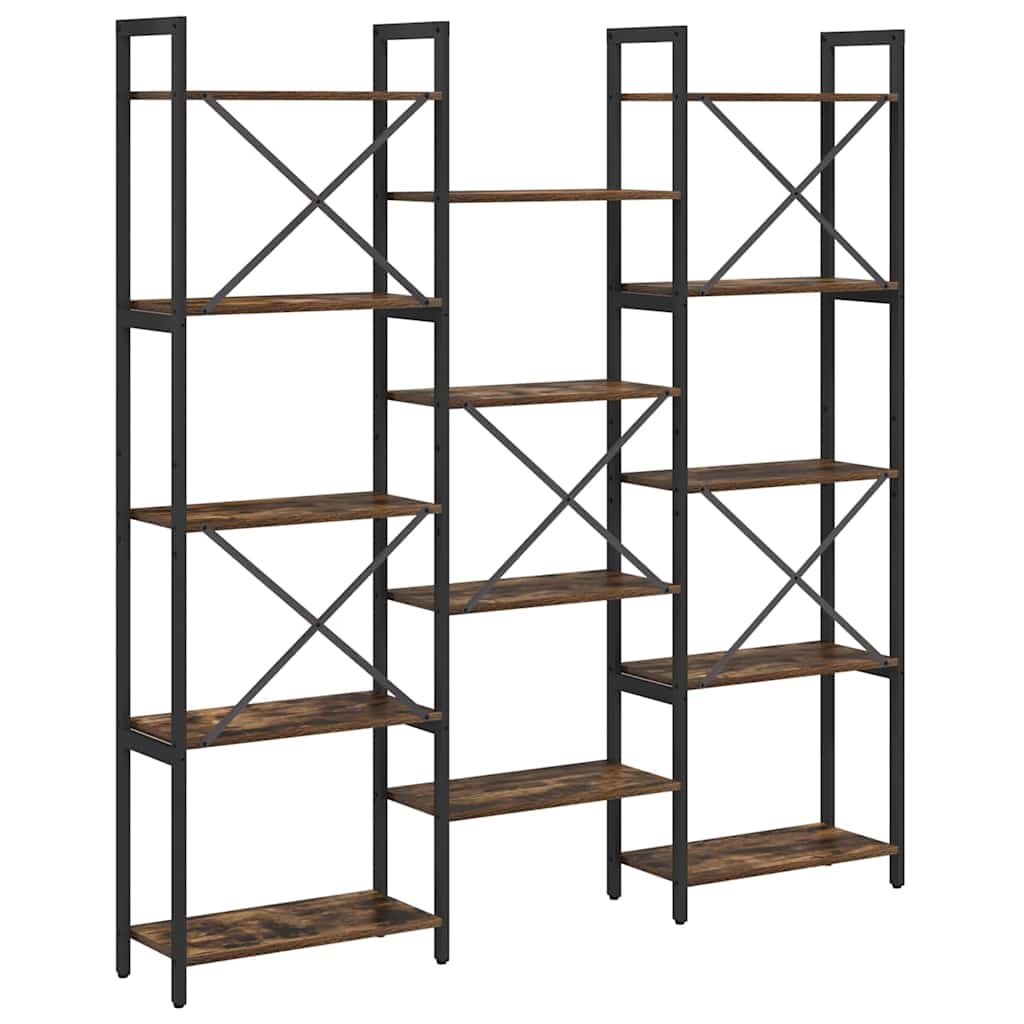 Bookshelf Sonoma Oak 156 x 25 x 167 cm Engineered Wood