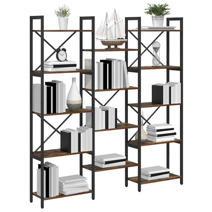 Bookshelf Sonoma Oak 156 x 25 x 167 cm Engineered Wood
