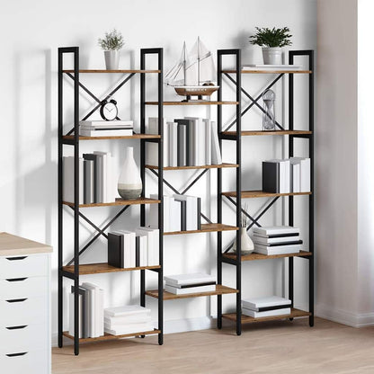 Bookshelf Old wood 156 x 25 x 167 cm Engineered Wood