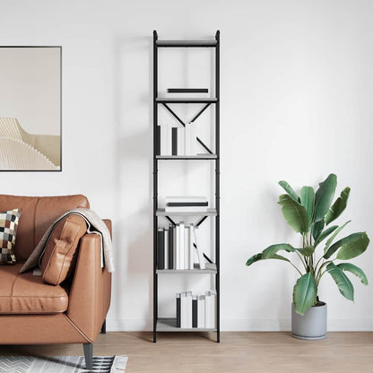 Bookshelf Grey sonoma 40 x 30 x 189.5 cm Engineered Wood