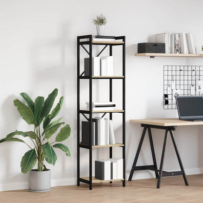 Bookshelf Sonoma Oak 40 x 30 x 155 cm Engineered Wood