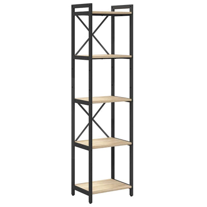 Bookshelf Sonoma Oak 40 x 30 x 155 cm Engineered Wood